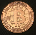 1 oz Copper Round - Bitcoin