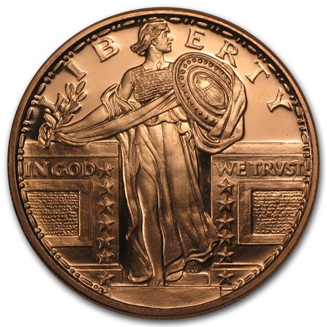 1 oz Copper Round - Standing Liberty - Presale Available 7/1/26