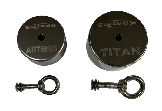 Kratos 360 Fishing Magnet Replacement Covers and Bolt Assemblies