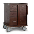 Dark Oak 5-Drawer Roller Cabinet GI-R24-D - Gerstner International