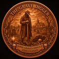 1 oz Copper Round - Grave Digger