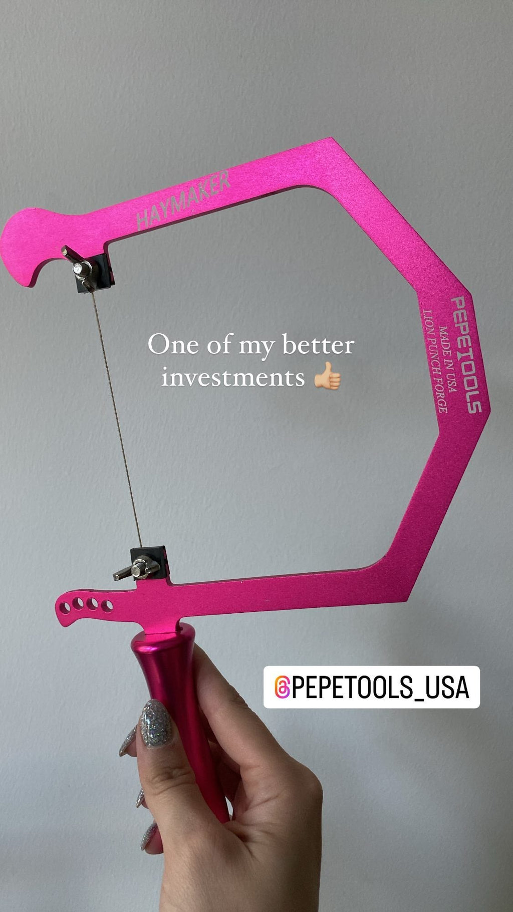 Haymaker Saw in Bright Pink, Special Edition