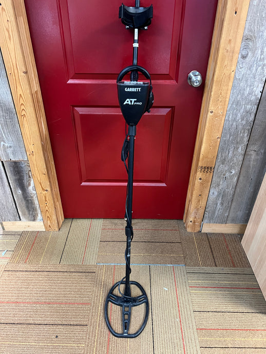 Used Garrett AT Pro Metal Detector with Wired Headphones