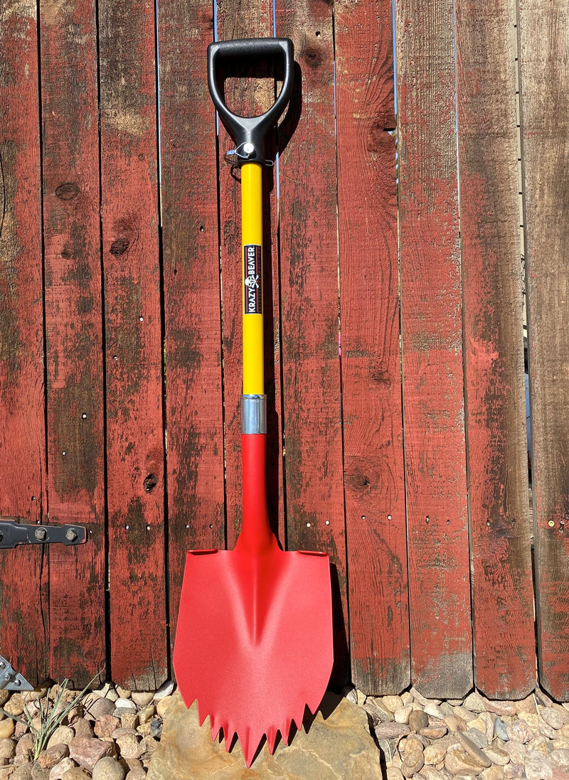 Load image into Gallery viewer, Krazy Beaver Shovel (Textured Red Head / Yellow Handle 45637)
