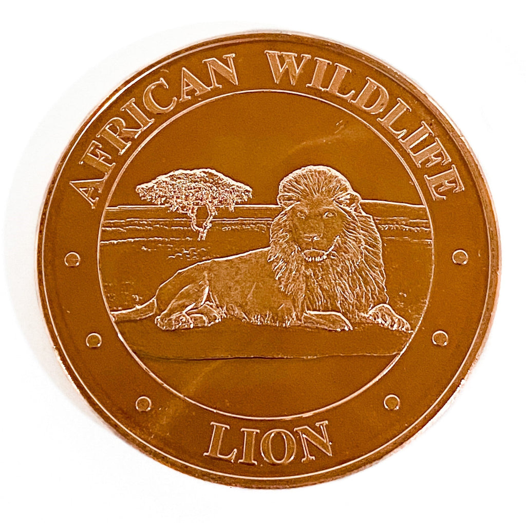 1 oz Copper Round - Lion