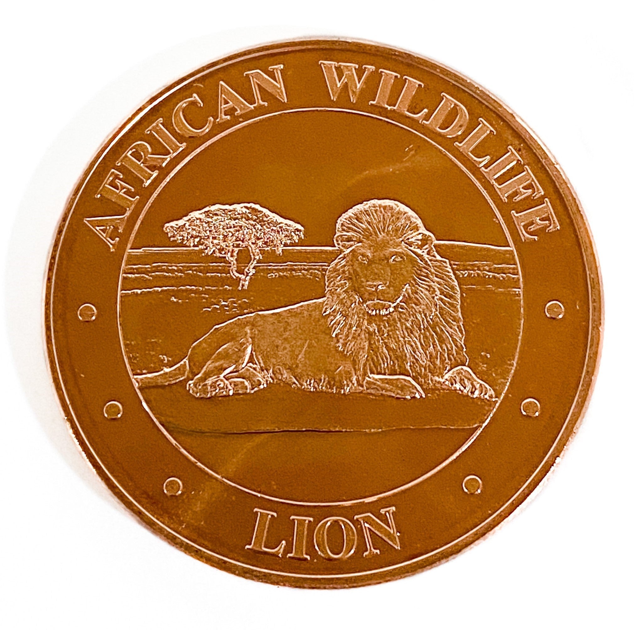 1 oz Copper Round - Lion