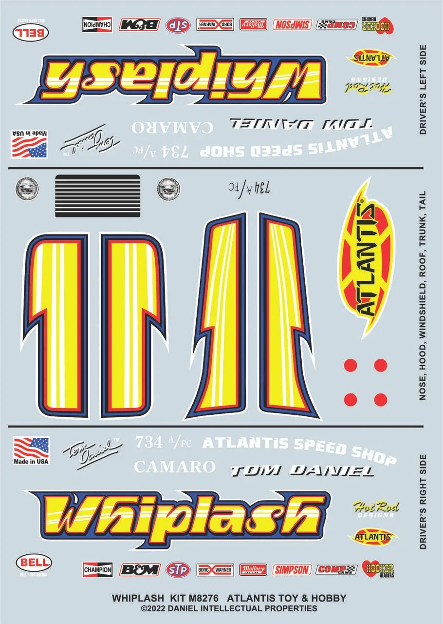 1:32 Tom Daniel - Whiplash Classic Funny Car - A Tom Daniel Stylized Design (Snap Kit)