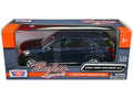 2022 Ford Explorer XLT Dark Blue Metallic "Timeless Legends" Series 1/24 Diecast Model Car by Motormax
