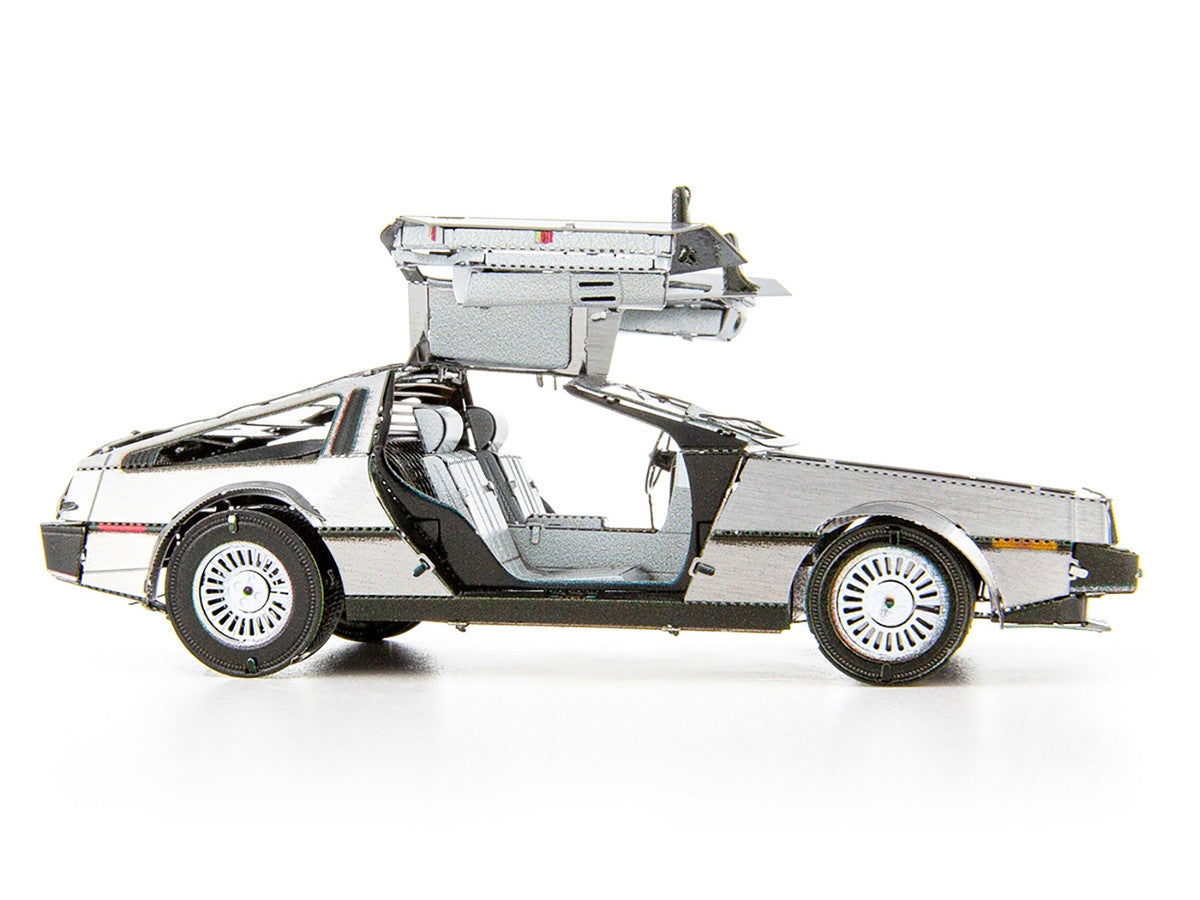 Metal Earth - Model Kit DeLorean Brushed Metal (Moderate Difficulty) Steel Model