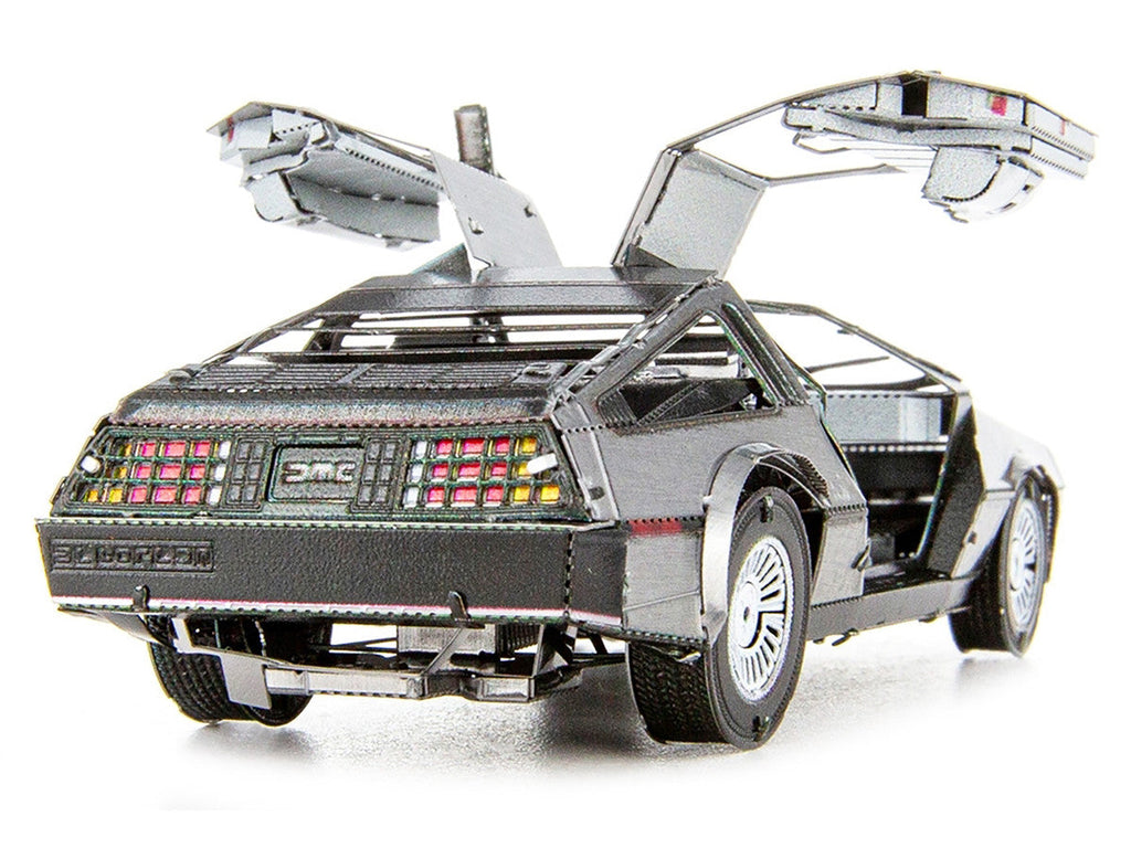 Metal Earth - Model Kit DeLorean Brushed Metal (Moderate Difficulty) Steel Model