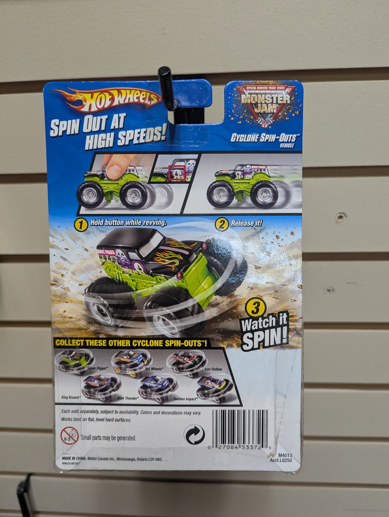 Load image into Gallery viewer, King Krunch Hot Wheels Cycle Spin-Outs Collectable Toy
