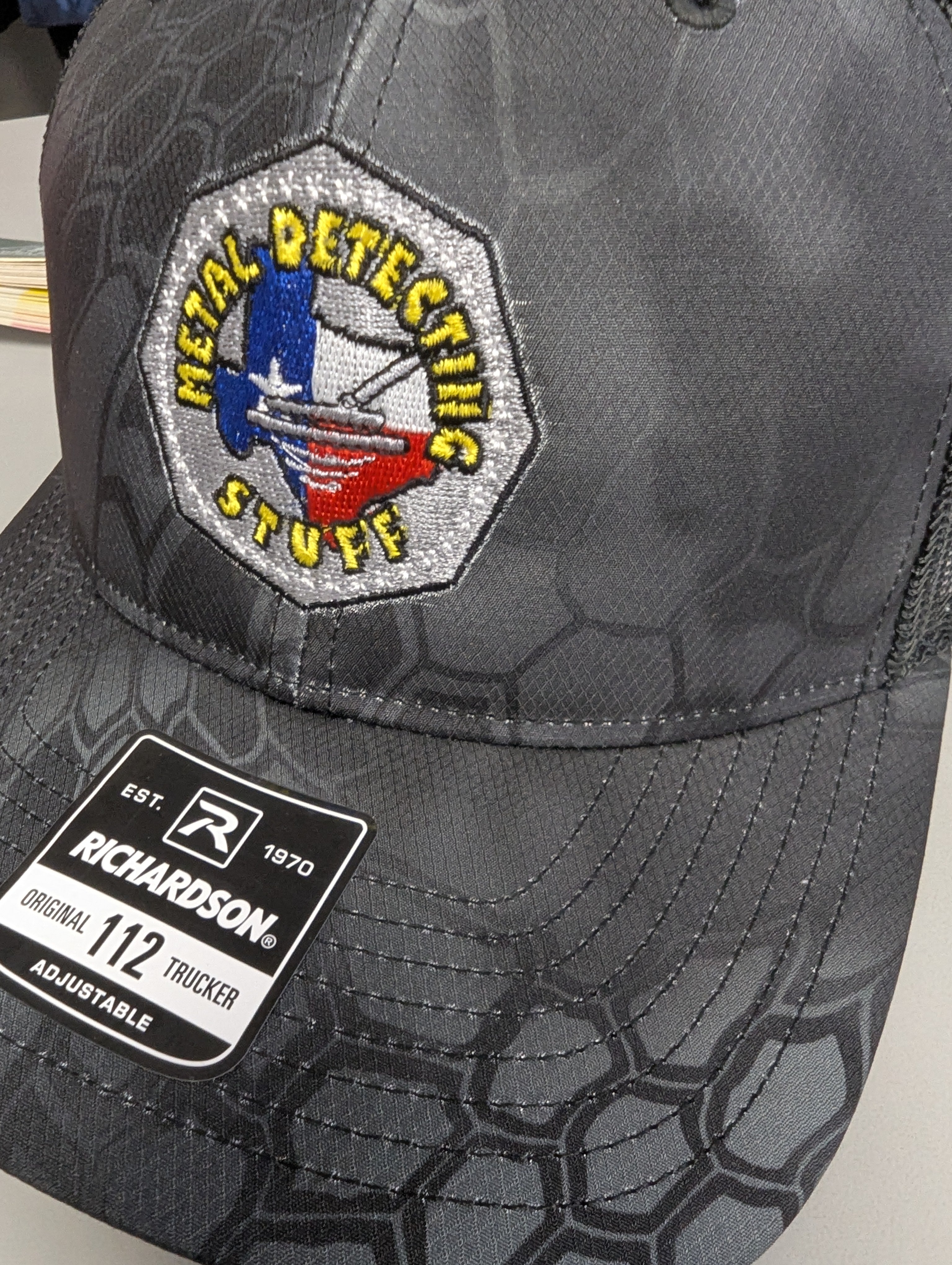 112p Richardson 112P - MDS Sandwich Trucker Mesh Cap – Metal Detecting Stuff