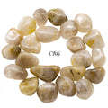 Tumbled Rutilated Quartz / 20-40mm AVG - 1 KILO LOT