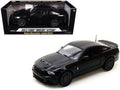 2013 Ford Shelby Mustang Cobra GT500 SVT Black with Black Stripes 1/18 Diecast Car Model by Shelby Collectibles