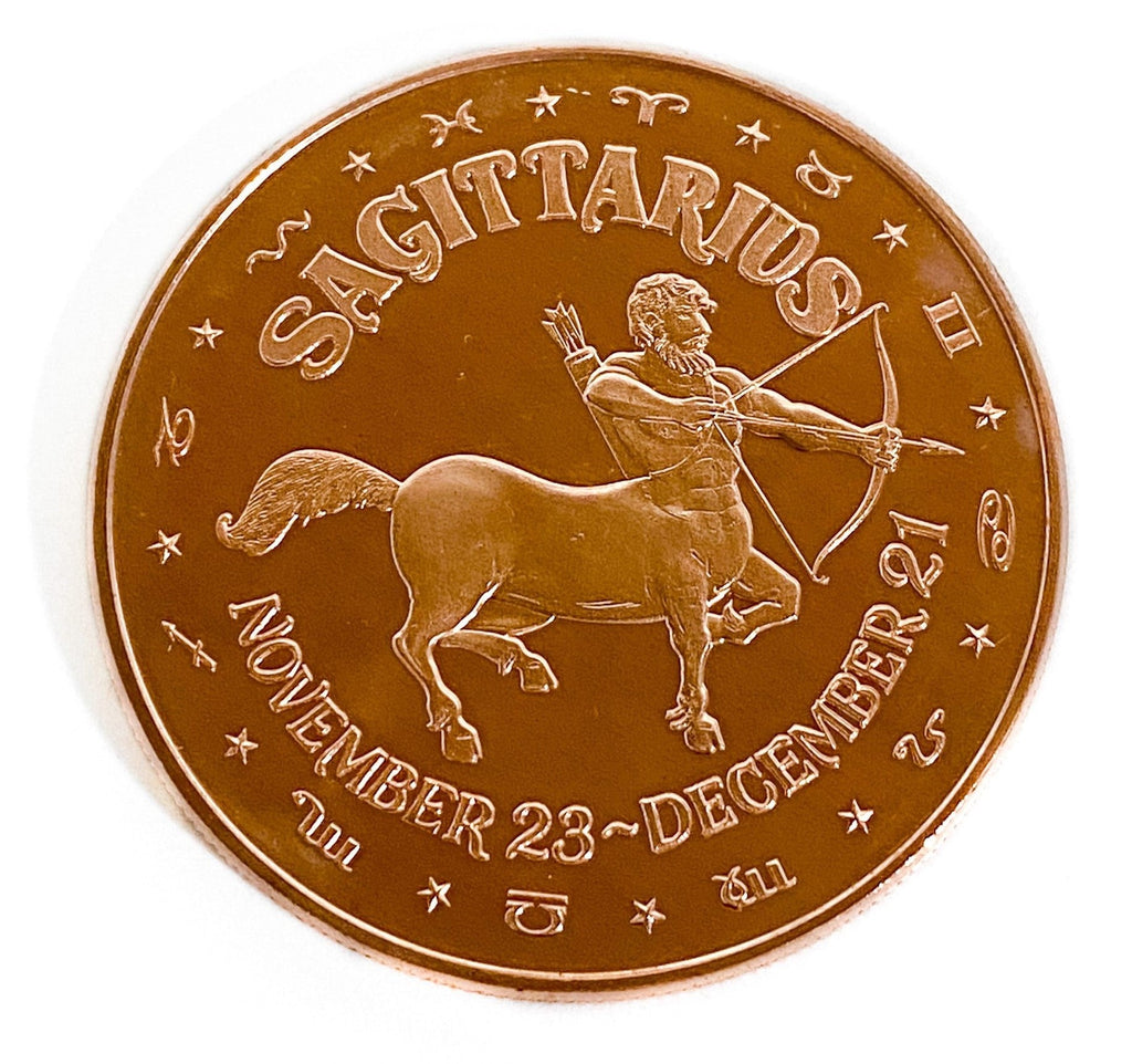 1 oz Copper Round - Sagittarius