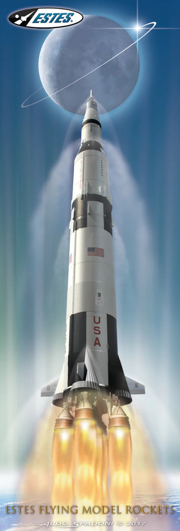 Estes Rockets - Saturn V (1:200 scale) Ready to Fly