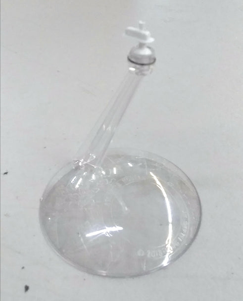 Atlantis Clear Aircraft Swivel Display Base Stand (Bagged with Punched Header Card)