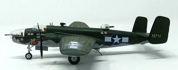 1:64 B-25 Mitchell Bomber "The Flying Dragon" with Swivel Stand Plastic Model Kit