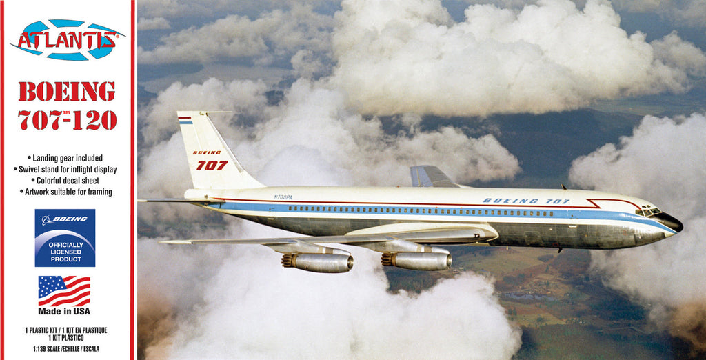 1:139 Boeing 707-120 Boeing 707 Markings with Swivel Stand