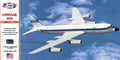 1:135 Convair 990 Coronado Jet Airliner with Swivel Stand Plastic Model Kit