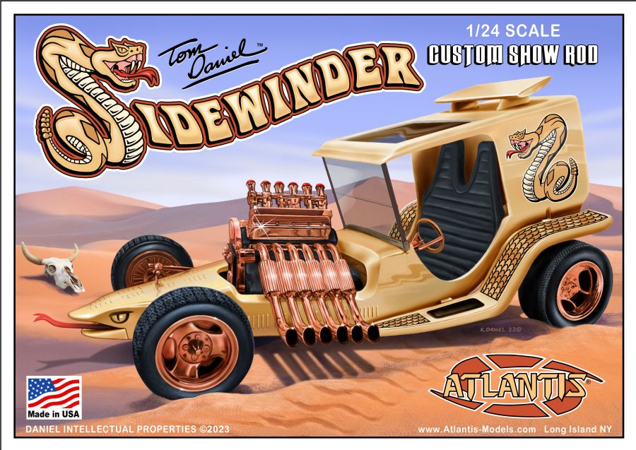 1/24 Tom Daniel - Sidewinder Custom Show Rod Plastic Model Kit