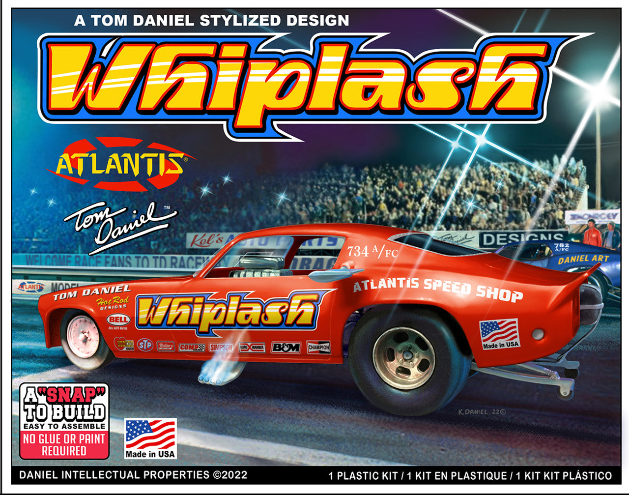 1:32 Tom Daniel - Whiplash Classic Funny Car - A Tom Daniel Stylized Design (Snap Kit)