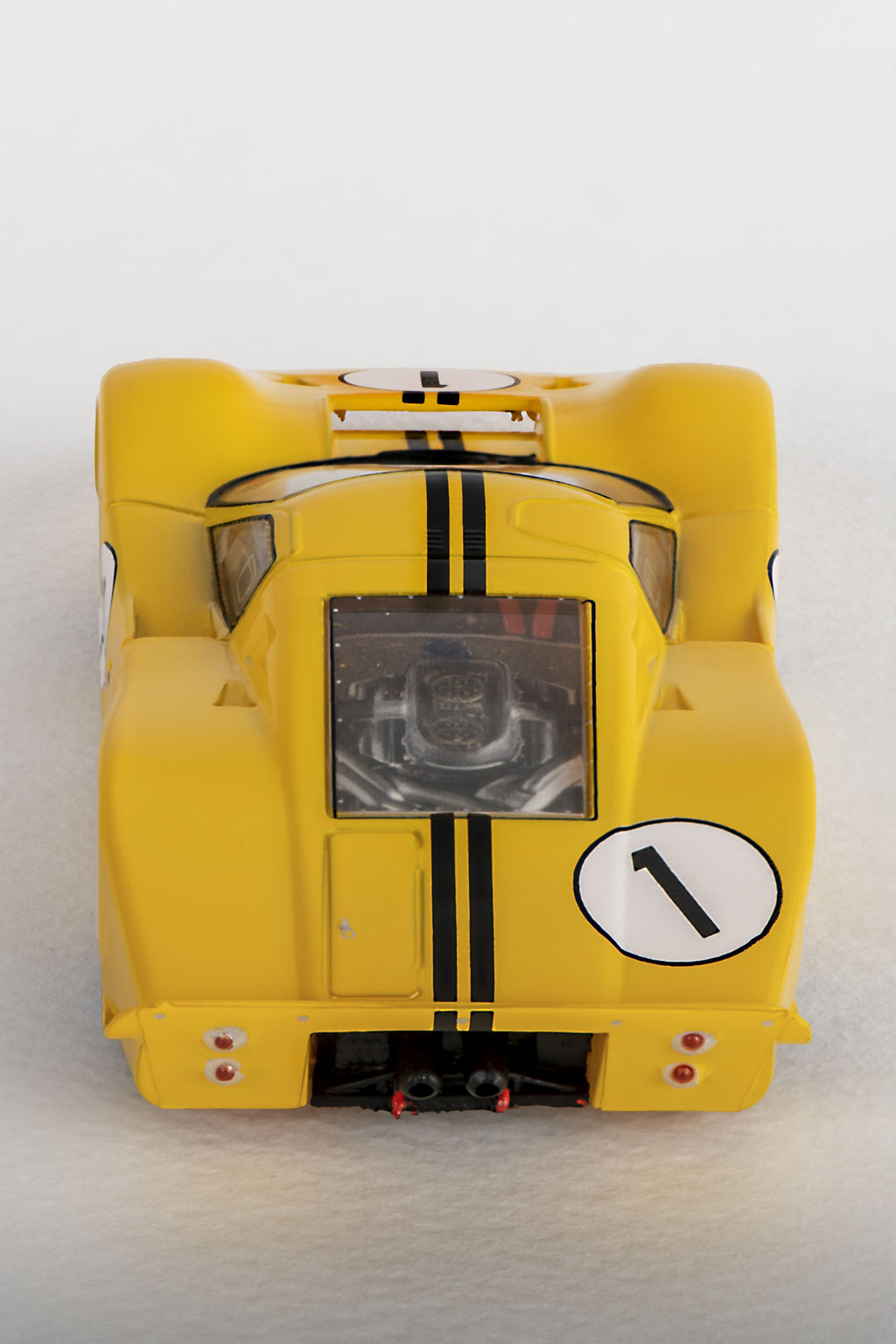 Ford GT40 Mark IV #1 Sebring, Yellow, HO Scale Slot Car