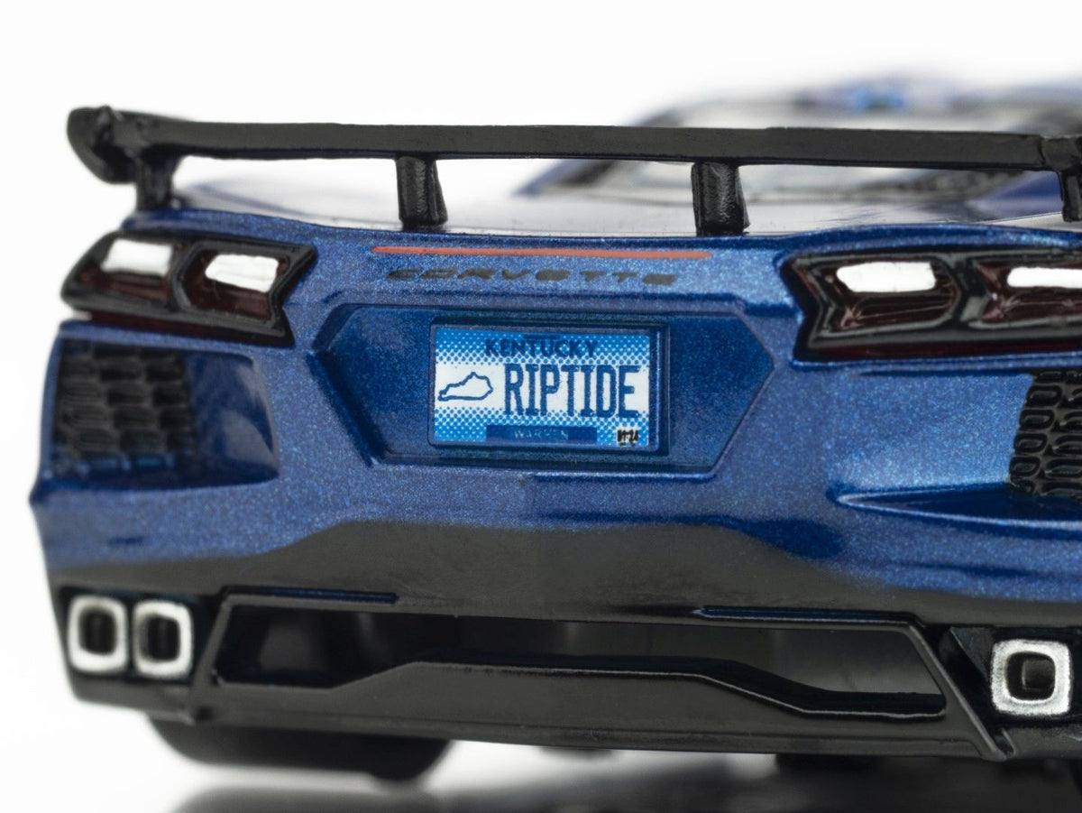 Corvette C8 Riptide Blue Metallic Slot Car