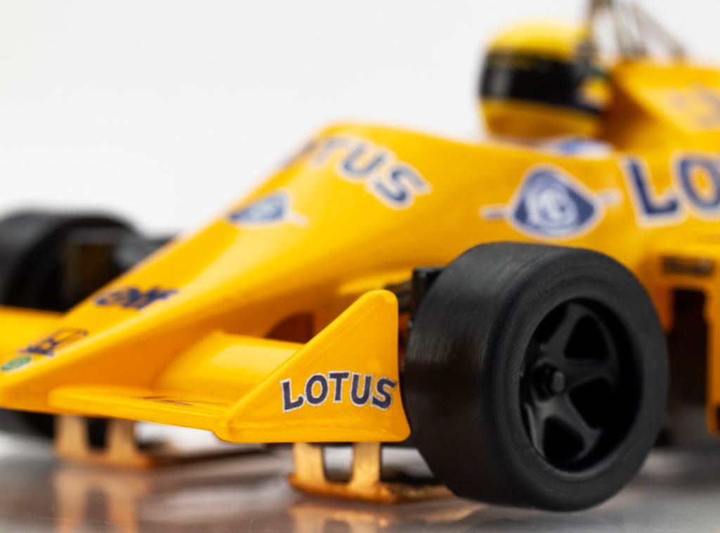 Lotus 99T 1987 Yellow/Blue Sundance Orange
