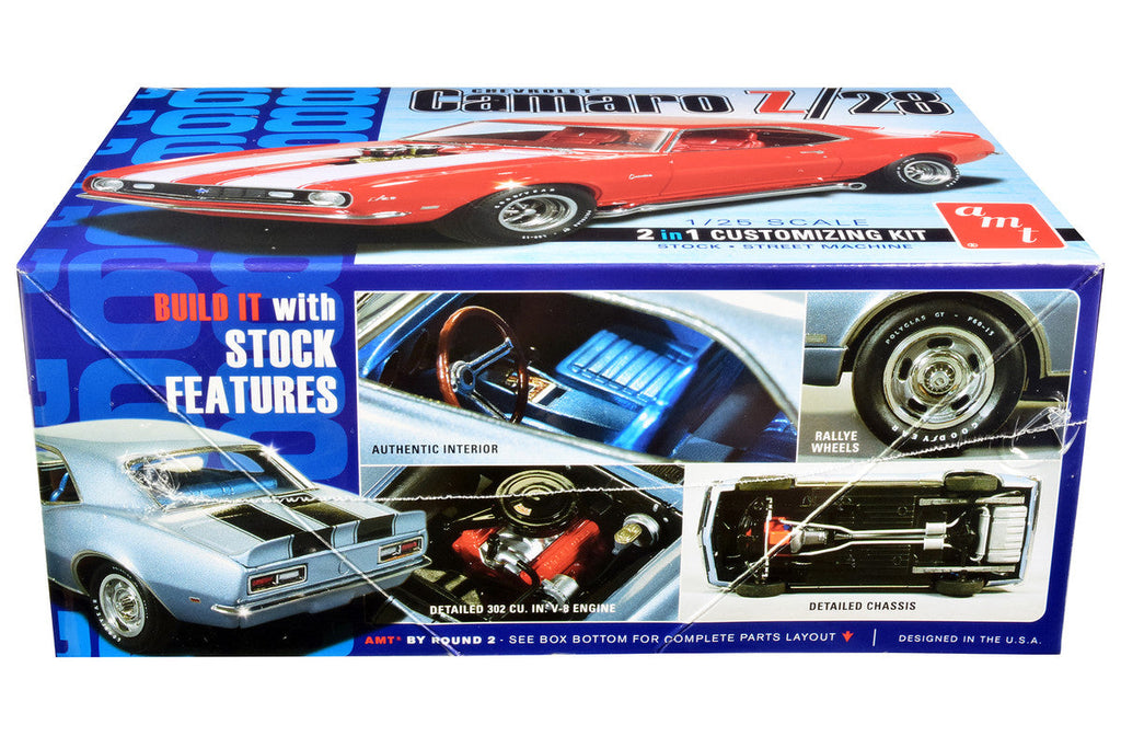AMT - Skill 2 Model Kit 1968 Chevrolet Camaro Z/28 2-in-1 Kit 1/25 Scale Model