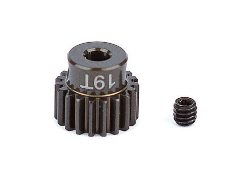 FT Aluminum Pinion Gear, 19T 48P, 1/8" shaft