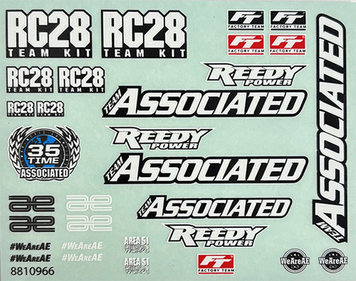 RC82R Decal Sheet