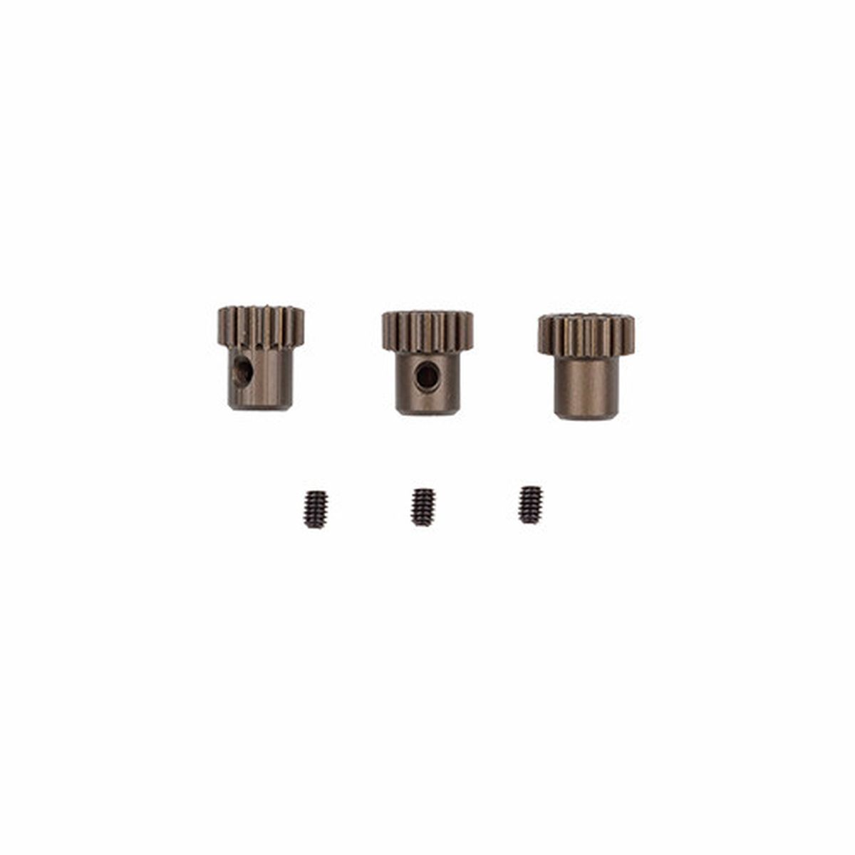 RC28R FT Aluminum 1:28 Pinion Gear Set, 15-17 Tooth, 64P