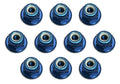 FT Blue 3mm Locknut (10)