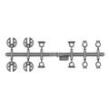 RC10TC8 Shock Ball Ends and Spring Cups