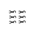 RC10TC8 FT Carbon Fiber Steering Block Mount Set
