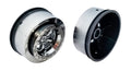 Drag Rear Wheels, 2.2 in / 3.0 12mm Hex, Black Chrome