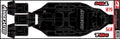 RC10T6.4 FT Chassis Protective Sheet, Printed