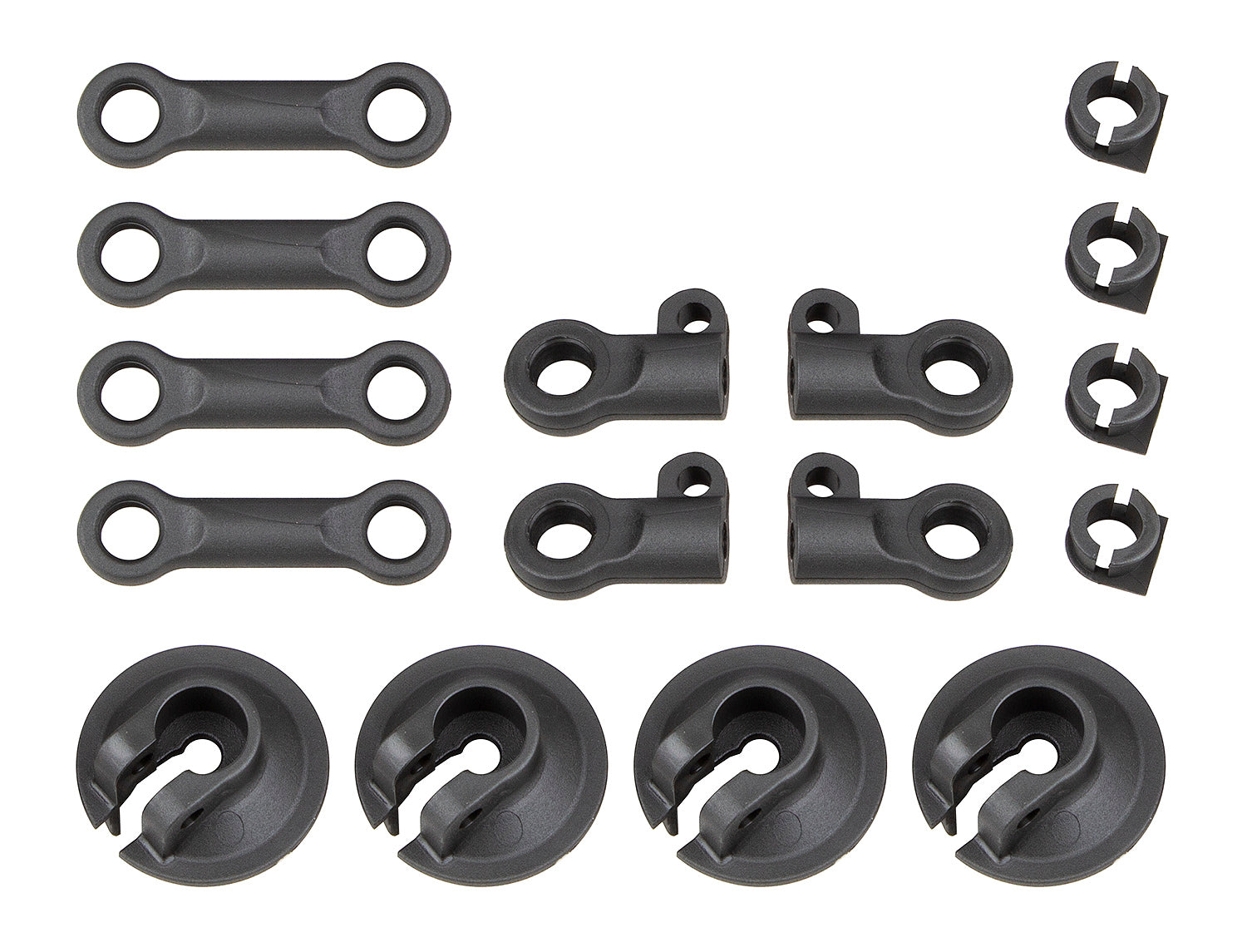 RC8B4 Spring Cups and Shock Rod Ends