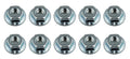 Nuts, M4 Serrated Wheel Nuts