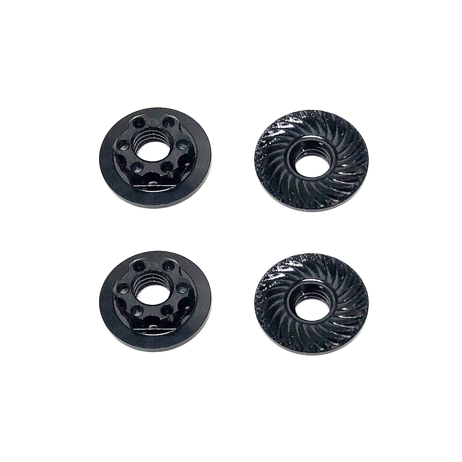 FT Nuts, M4 Low Profile Wheel Nuts, Black