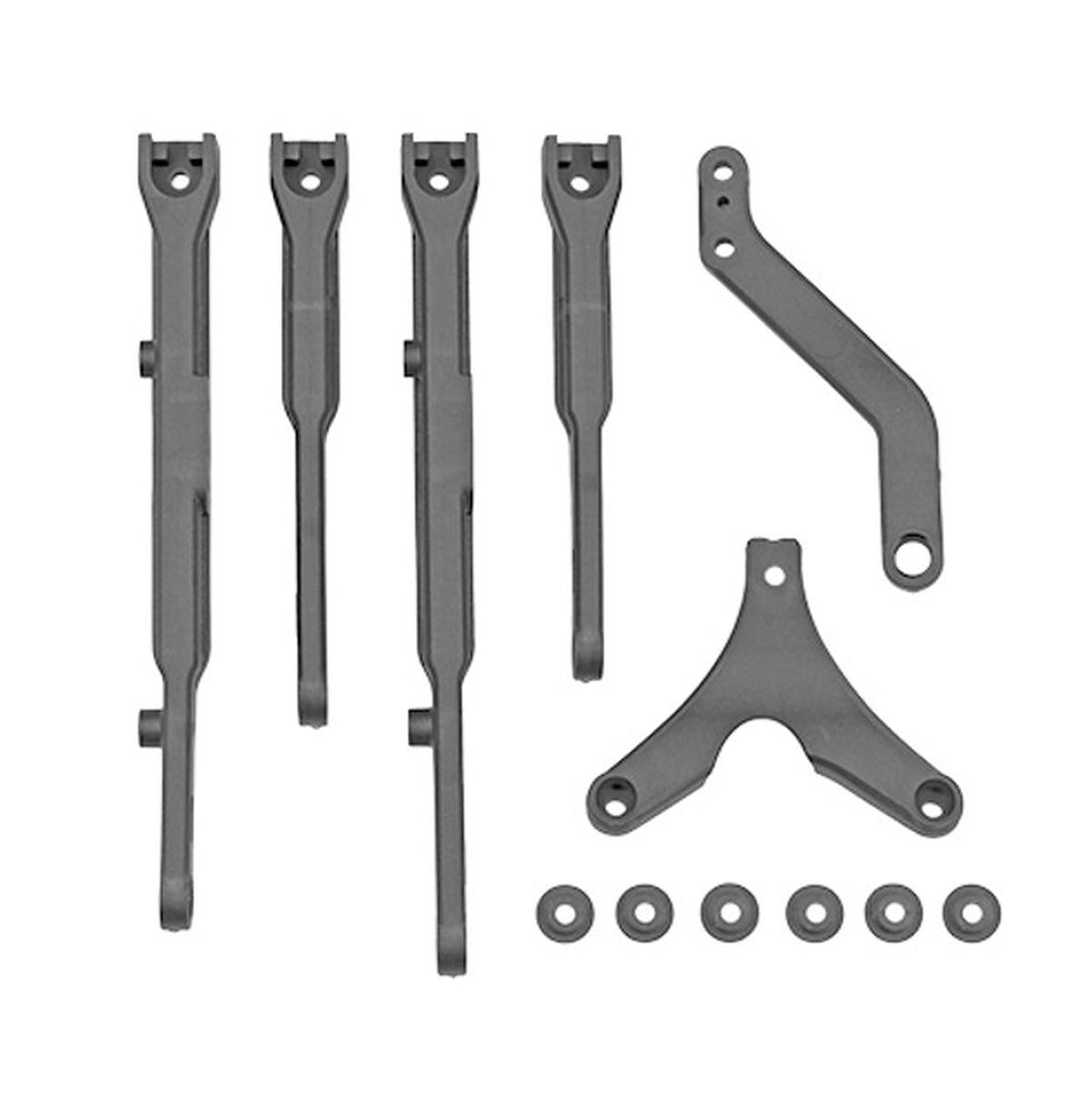 RC10B84 FT Carbon Chassis Braces