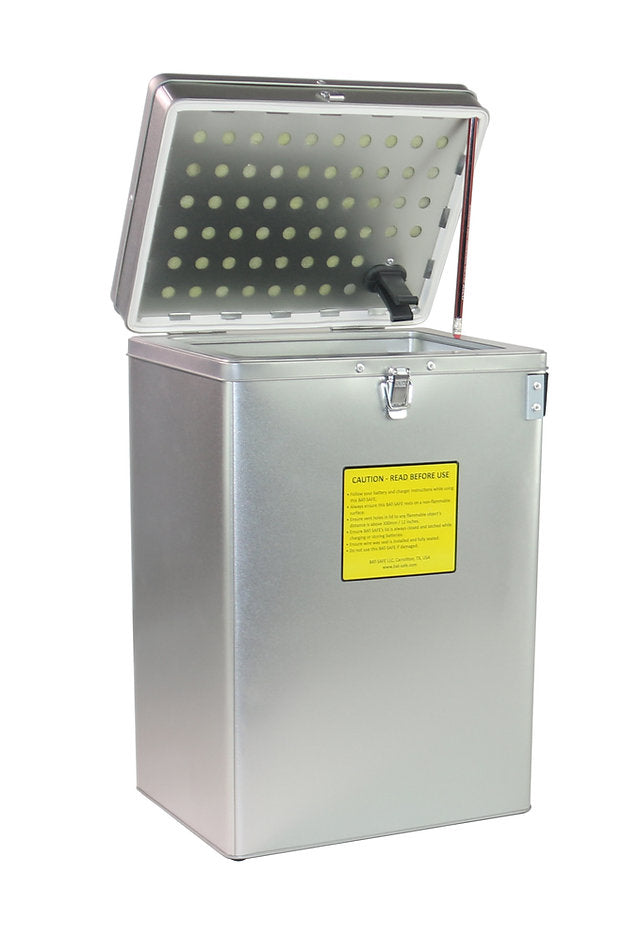 XL LiPo Battery Charging Safe Box, Un-painted