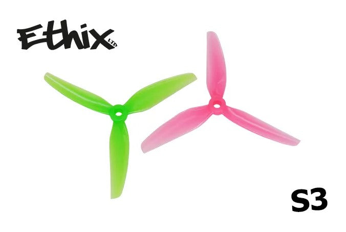 HQProp - Ethix S3 Prop Watermelon (2CW+2CCW)-Poly Carbonate