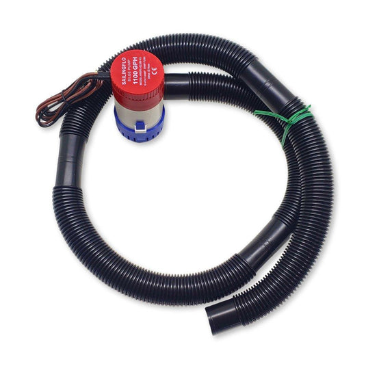 Bilge Pump 1100 GPH + 5 ft of hose