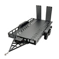 1/10 Scale Full Metal Black Trailer with LED Lights