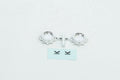 Chrome Wheel Cap, w/Decal, for KG1 Forged KD014 Trident, 2pcs