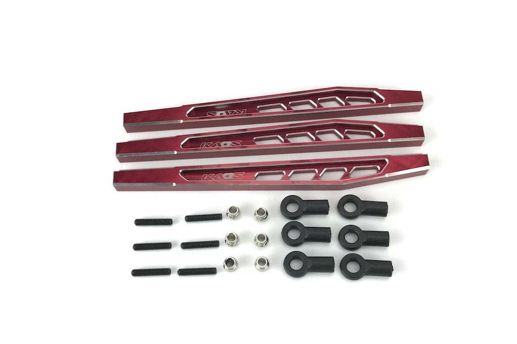 Rear Upper & Lower Suspension Links (117mm, CNC Aluminum, Re