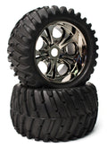 CEN Racing - "V-Pattern" Wheels & Tires (Pre-Glued 1pr)