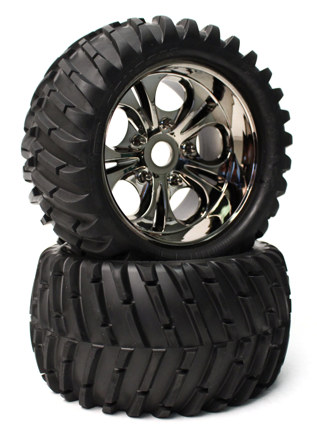 CEN Racing - "V-Pattern" Wheels & Tires (Pre-Glued 1pr)